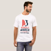 März Texas von Frauen hört unsere Stimme T-Shirt (Vorne ganz)