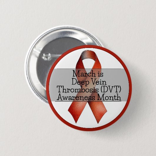 März Tiefe Venenthrombose (DVT) Button (Vorne & Hinten)