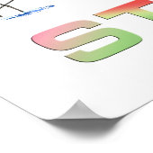 März Tropical Flamingos - St Pete Poster (Ecke)