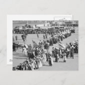 März über die Stimmrechte, 1916 Postkarte (Vorne/Hinten)