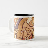 März: Verpflanzung der Bäume Zweifarbige Tasse (Vorderseite Links)