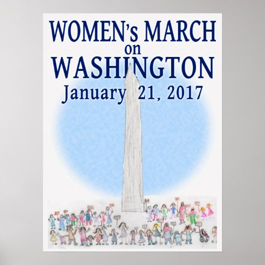 März von Frauen in Washington - von Pearl Poster (Vorne)