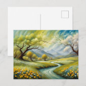 März Winds Postkarte (Vorne/Hinten)