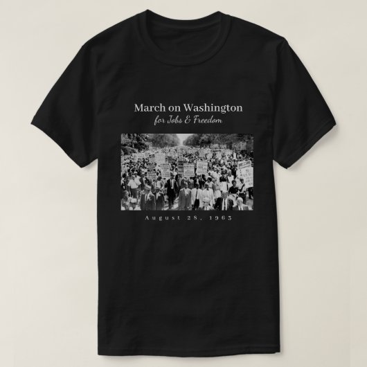 März zu Washington 1963 T-Shirt (Design vorne)