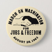 März zu Washington Button (Vorderseite)