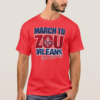 März zu Zou Orleans - Hochrot T-Shirt