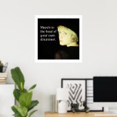 März zum Beat des eigenen Drummers Poster (Heimbüro)