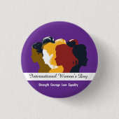 März zum Frauentag 8. 2025 Button (Vorderseite)