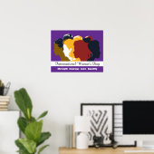 März zum Frauentag 8. 2025 Poster (Heimbüro)