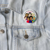 März zum Internationalen Frauentag 8. Button (Beispiel)