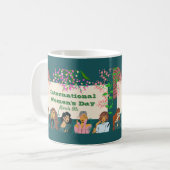 März zum Internationalen Frauentag 8. Kaffeetasse (Vorderseite Links)