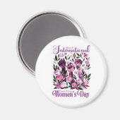 März zum Internationalen Frauentag 8 Magnet (Vorderseite/Rückseite)