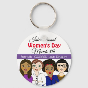 März zum Internationalen Frauentag 8. Schlüsselanhänger