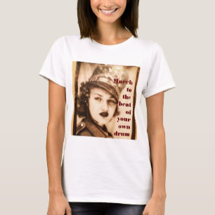 März zum T - Shirt Ihrer eigenen Trommeln