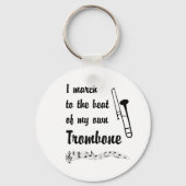 März zur Beat: Trombone Schlüsselanhänger (Vorderseite)