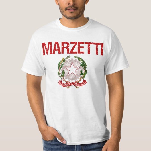 Marzetti Italiener-Familienname T-Shirt (Vorderseite)