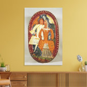 Marzipan Box mit einem Mann und einer Frau, c.1660 Leinwanddruck (Insitu (Wohnzimmer))