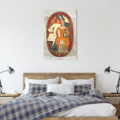 Marzipan Box mit einem Mann und einer Frau, c.1660 Leinwanddruck (Insitu (Schlafzimmer))