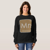 Marzipan Mn Periodensystem Element Honig Zucker Ko Sweatshirt (Vorne ganz)