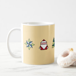 Marzipan Origami Christmas Kaffeetasse