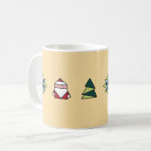 Marzipan Origami Christmas Kaffeetasse (Vorderseite Links)