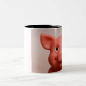 Marzipan Pig 001 Zweifarbige Tasse (Mittel)