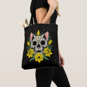 März's Daffodil & Cat Skull Tasche (Von Nahem)