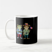 Más Fotos Puerto Rico Rico Flag Funny Sapo Concho Kaffeetasse (Links)