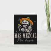 Mas Mezcal Por Favor Funny Cinco De Mayo Barkeeper Karte (Vorderseite)