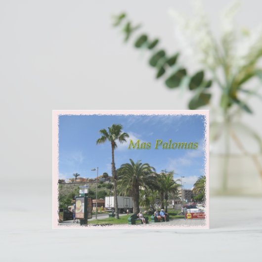 Mas Palomas 001 Postkarte (Stehend Vorderseite)