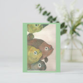 mas Piranhas Postkarte (Stehend Vorderseite)