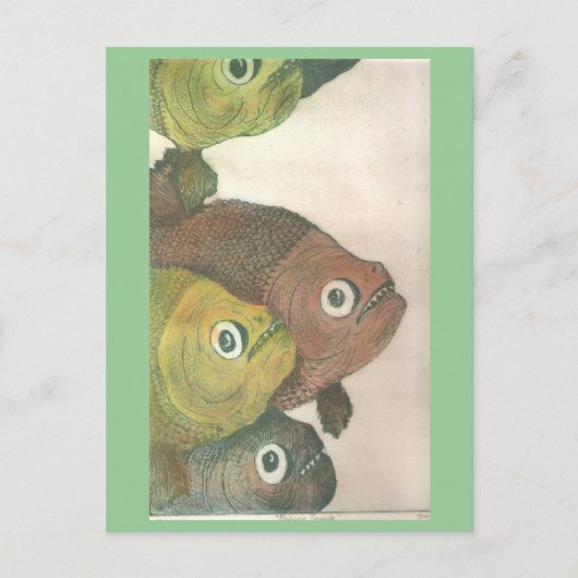 mas Piranhas Postkarte (Vorderseite)