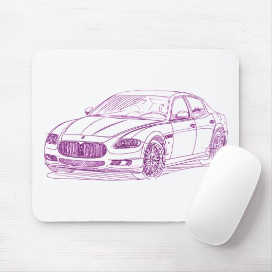 Mas Quattroporte 2010 Mousepad (Mit Mouse)