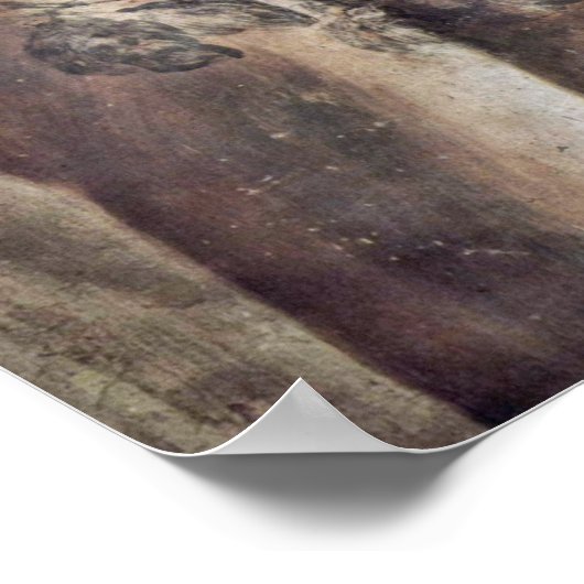 Masaccio - Adam und Eve Poster (Ecke)