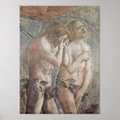 Masaccio - Adam und Eve Poster (Vorne)