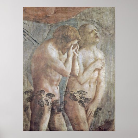 Masaccio - Adam und Eve Poster (Vorne)