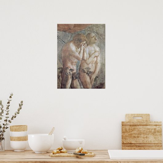 Masaccio - Adam und Eve Poster (Küche)