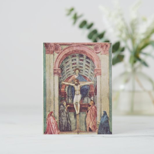 Masaccio Art Postkarte (Stehend Vorderseite)