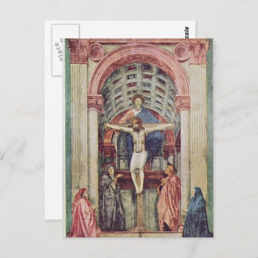 Masaccio Art Postkarte (Vorne/Hinten)