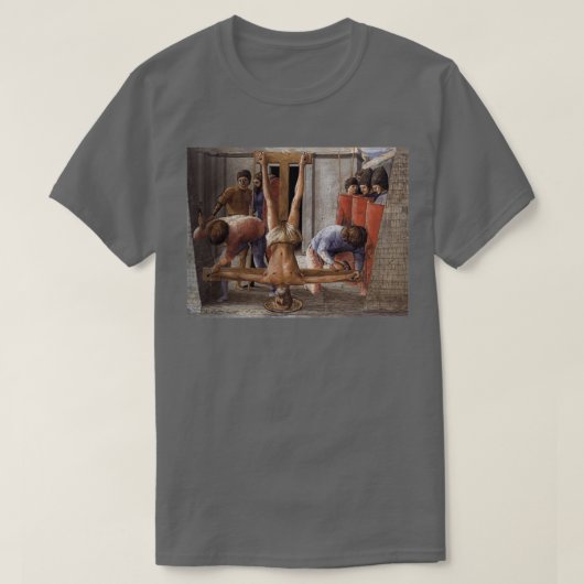 Masaccio Crucifixion of St Peter T-Shirt (Design vorne)