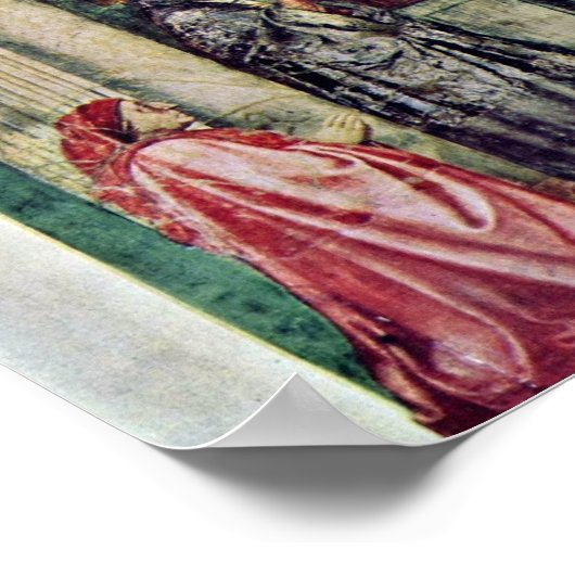 Masaccio - Trinity ??????: De Drie-Eenheid Poster (Ecke)