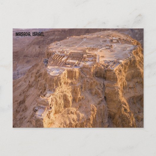 MASADA, ISRAEL POSTKARTE (Vorderseite)