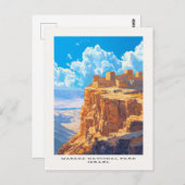 Masada Nationalpark Israel Reisen Postkarte (Vorne/Hinten)