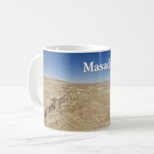 Masada View Kaffeetasse (Vorderseite Links)