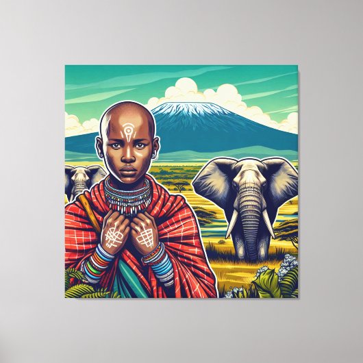 MASAI ART LEINWAND WALL FRAME (Vorderseite)