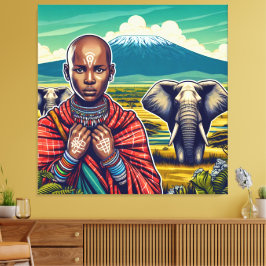 MASAI ART LEINWAND WALL FRAME