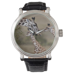 Masai-Giraffe (Giraffe Tippelskirchi) Armbanduhr