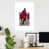 Masai-Krieger in Kenia Poster (Heimbüro)