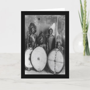 Masai-Krieger Kenia, Afrika 1920 Karte