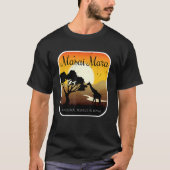 Masai Mara Kenya Safari Nationalpark Serengeti T-Shirt (Vorderseite)